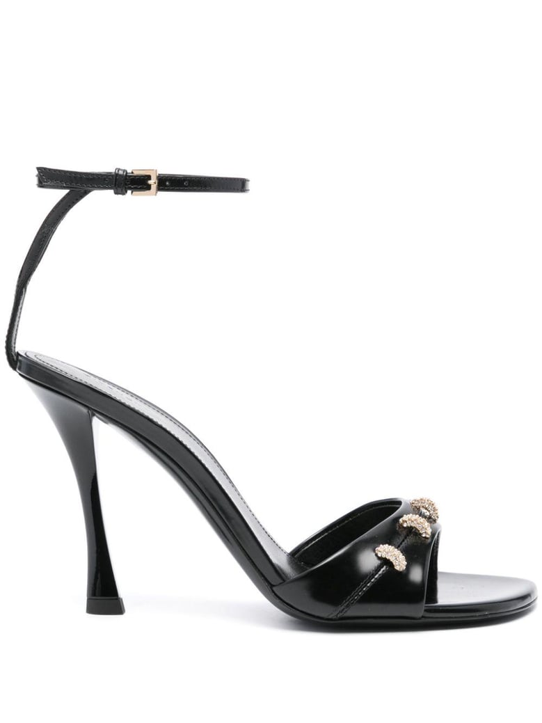 stitch leather sandals by Selfnex