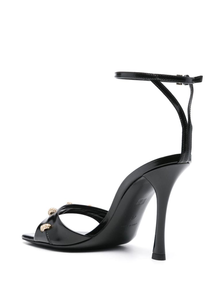 stitch leather sandals by Selfnex