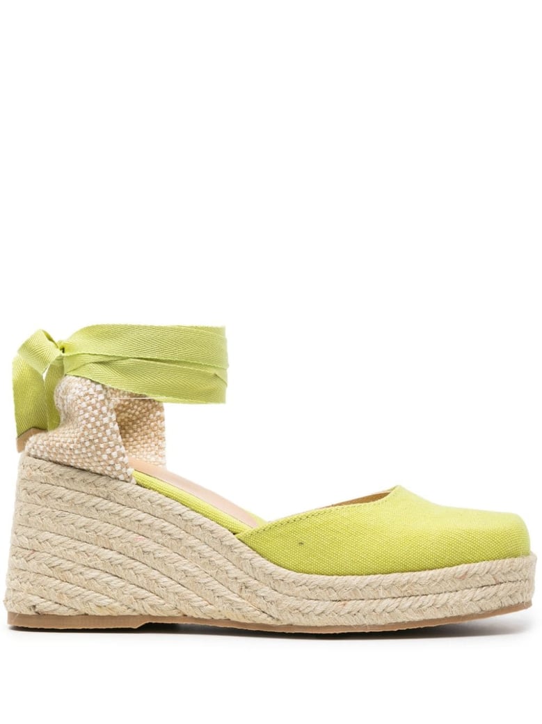 tina raffia wedge espadrilles by Selfnex