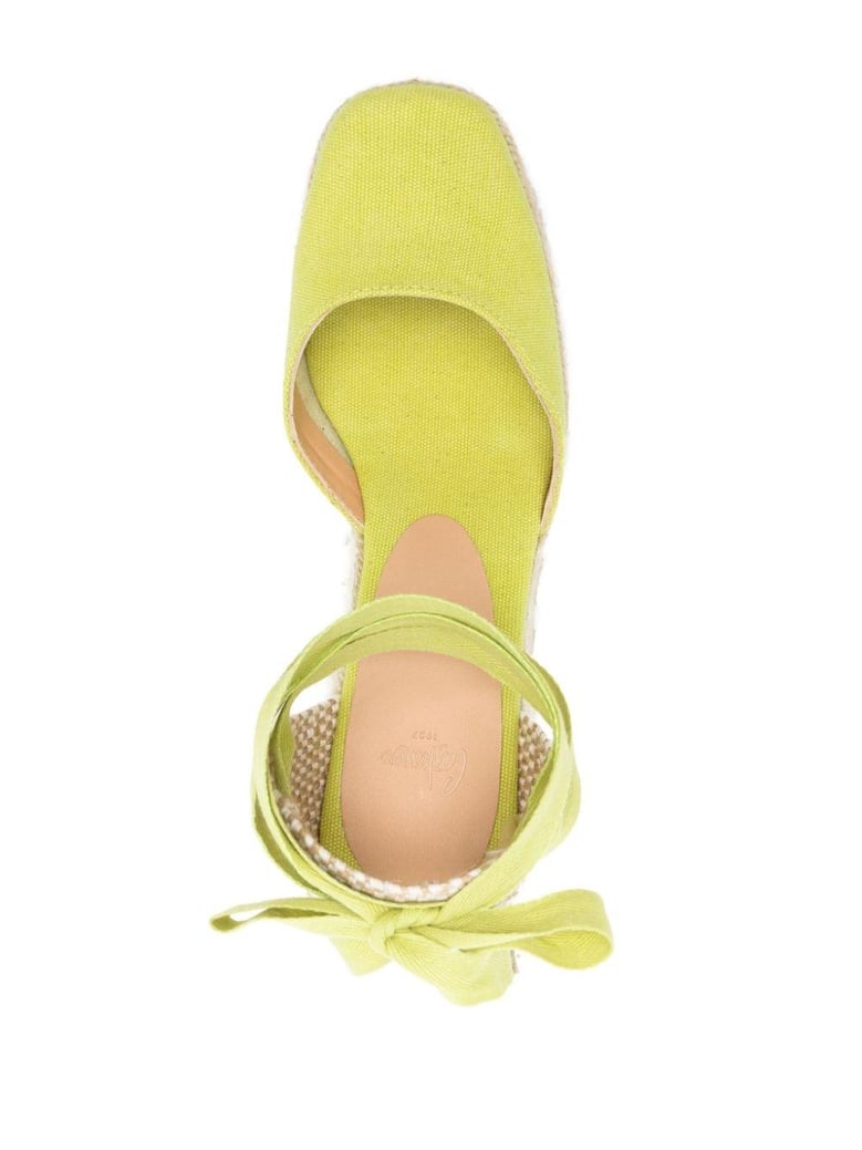 tina raffia wedge espadrilles by Selfnex