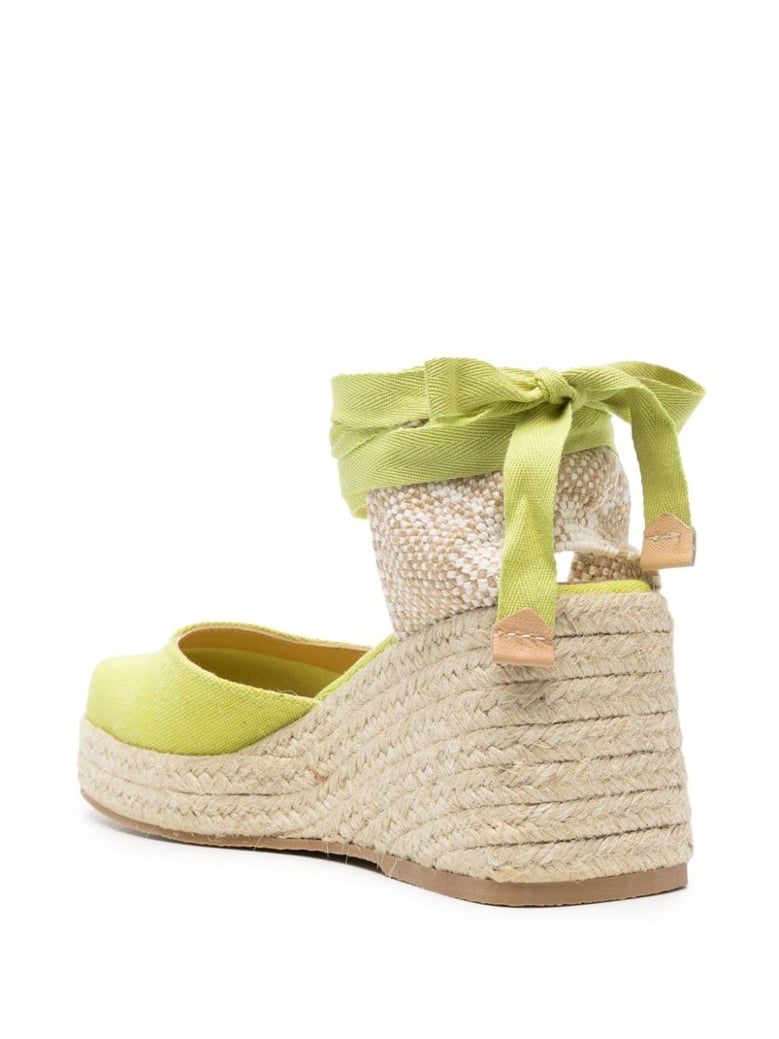 tina raffia wedge espadrilles by Selfnex