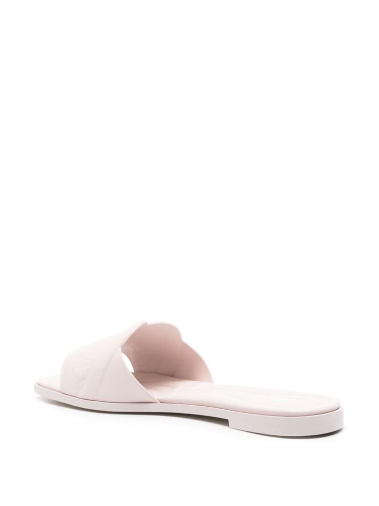 leather flat sandals by Selfnex