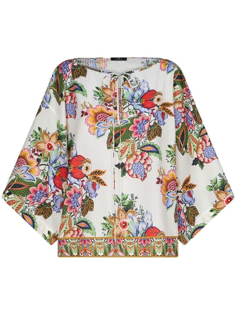 cotton and silk blend top by Selfnex