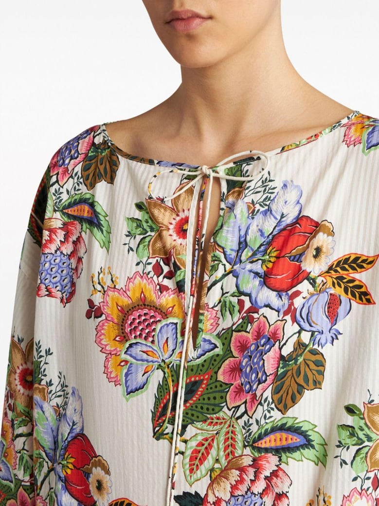 cotton and silk blend top by Selfnex