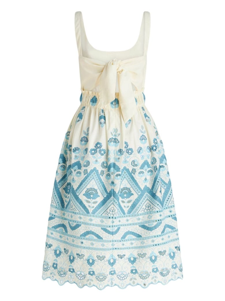 cotton blend short dress by Selfnex