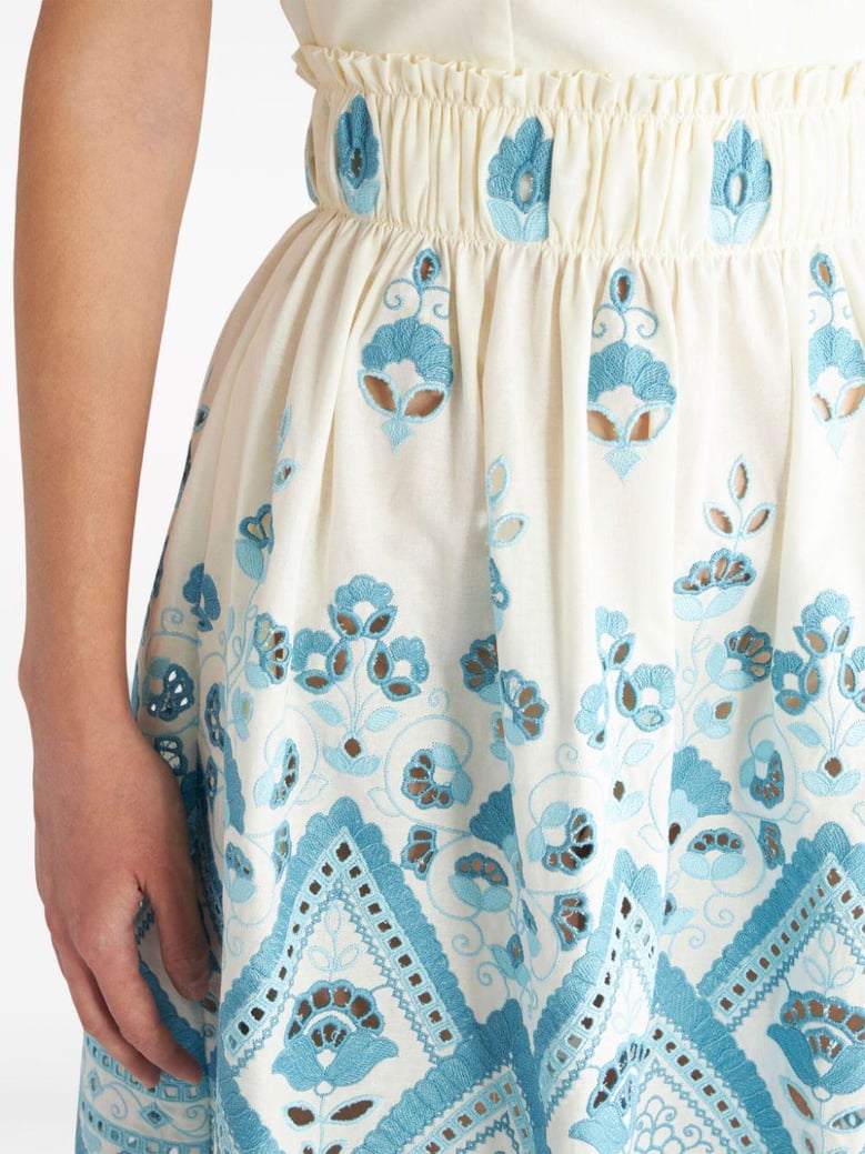 cotton blend short dress by Selfnex