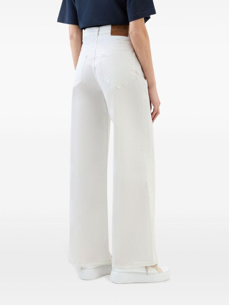 wide leg denim jeans by Selfnex