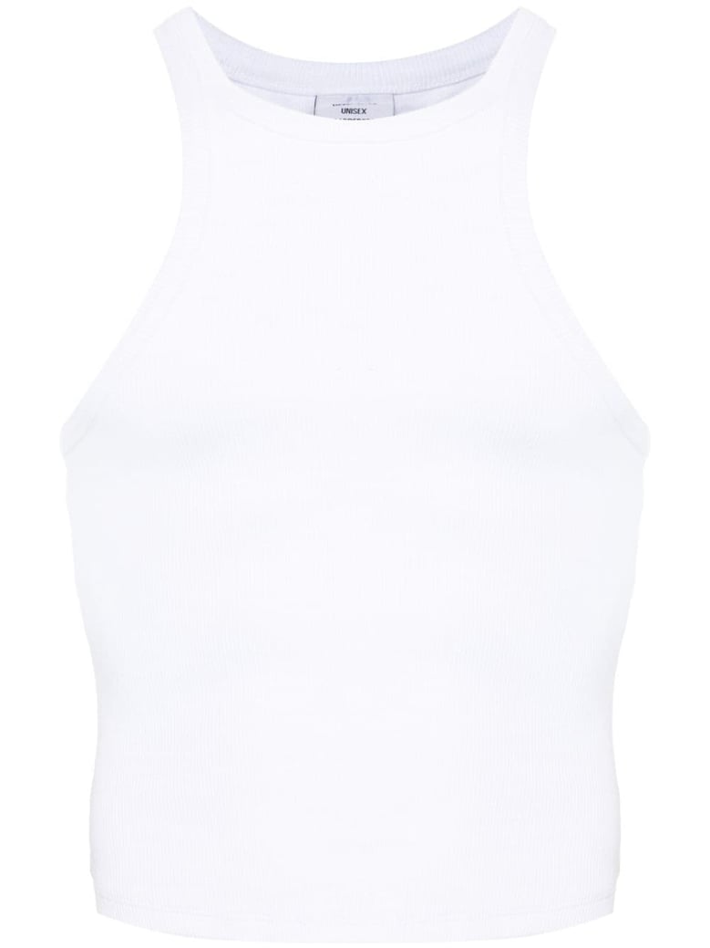 logo cotton tank top by Selfnex