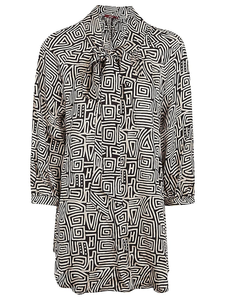 printed silk shirt by Selfnex