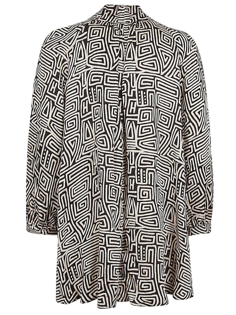 printed silk shirt by Selfnex
