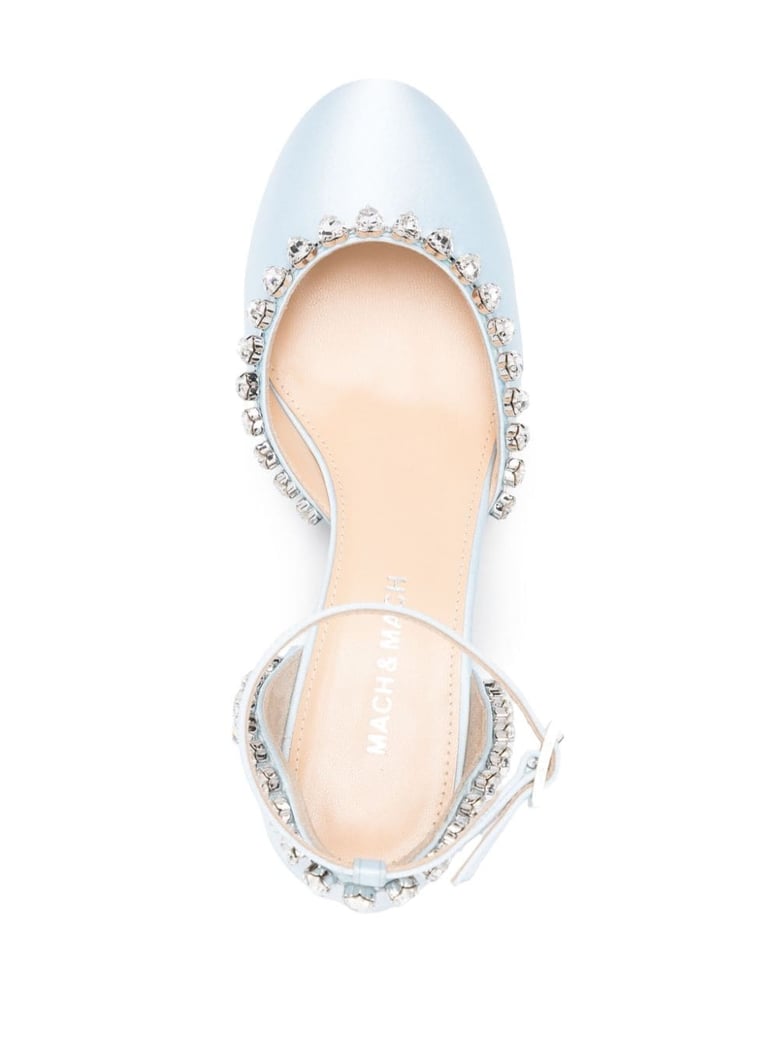 audrey satin pumps by Selfnex