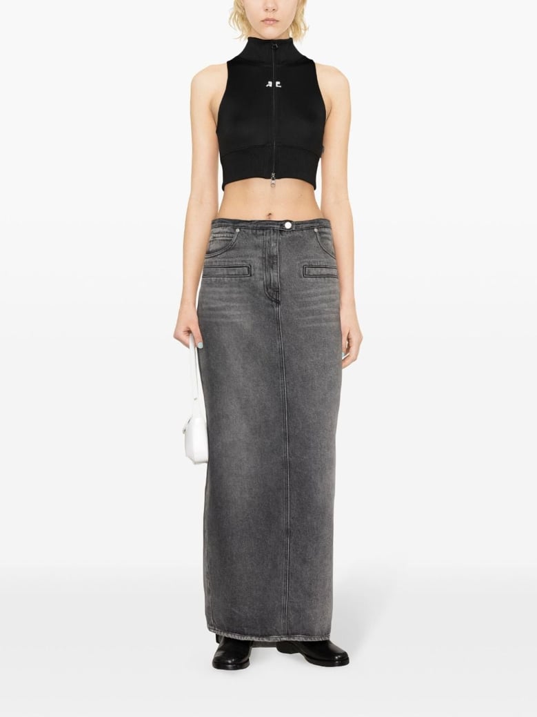 cropped track vest by Selfnex