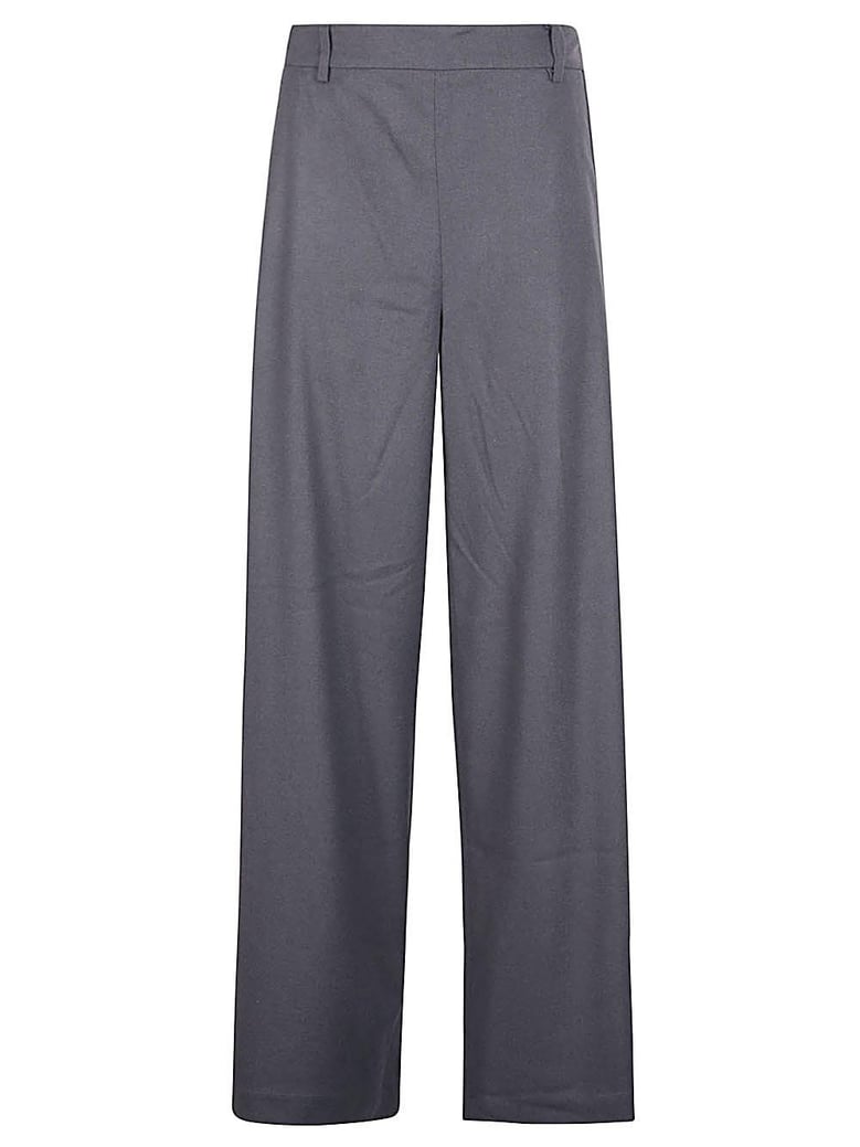 cotton blend wide leg pants by Selfnex