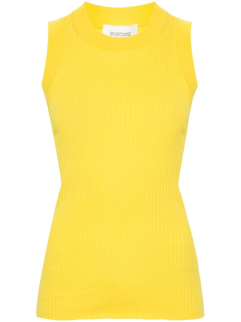 ribbed cotton tank top by Selfnex