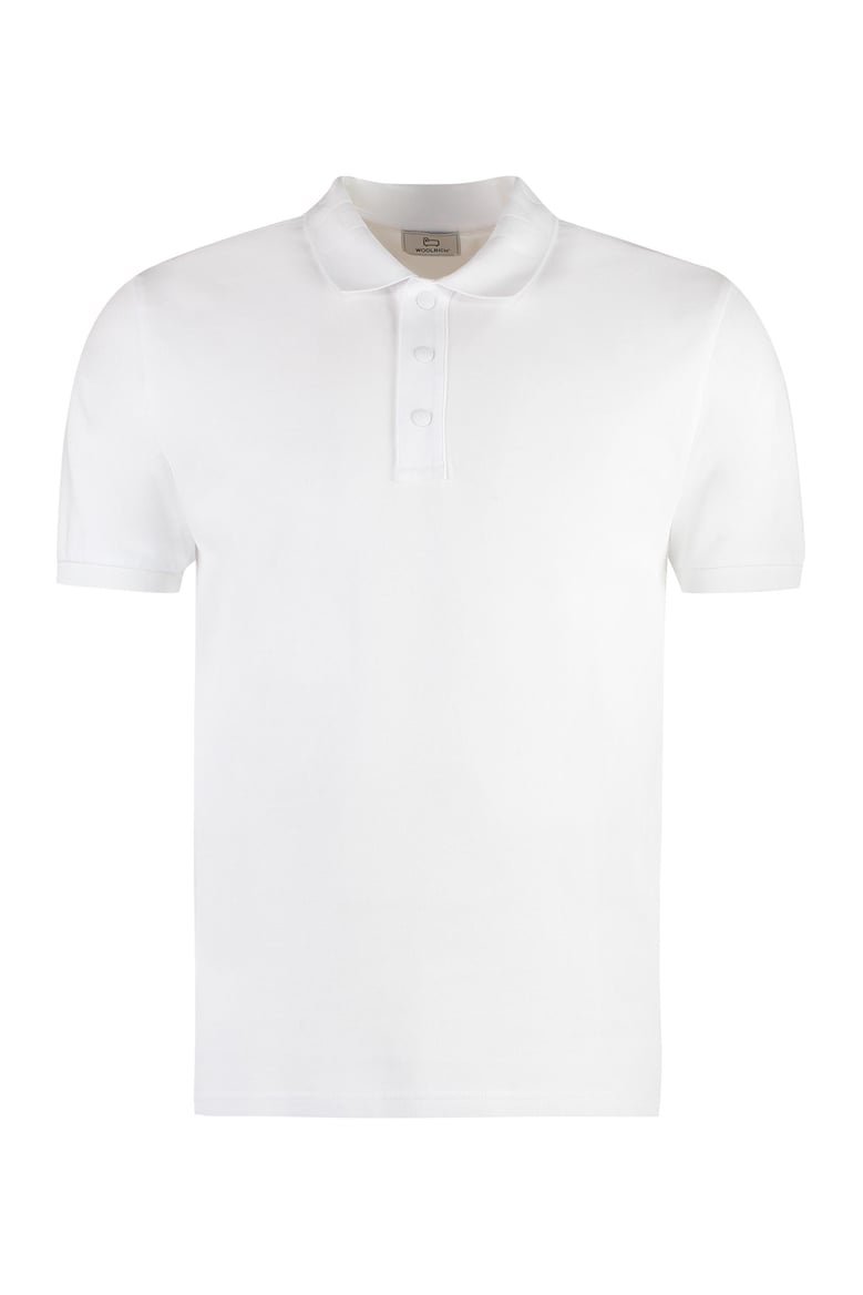 cotton-piqué polo shirt by Selfnex