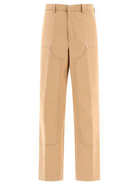 monogram workwear pants by Selfnex