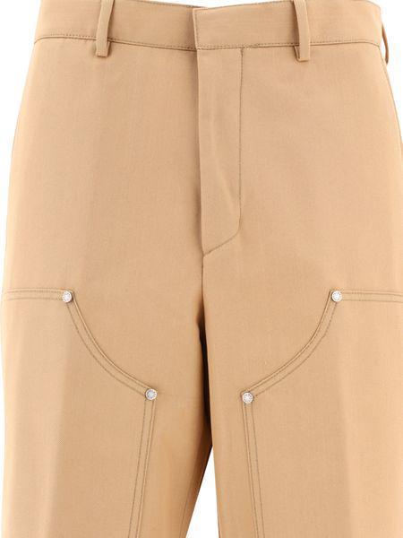 monogram workwear pants by Selfnex