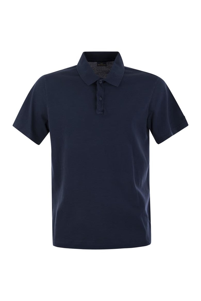 short sleeve cotton polo shirt by Selfnex