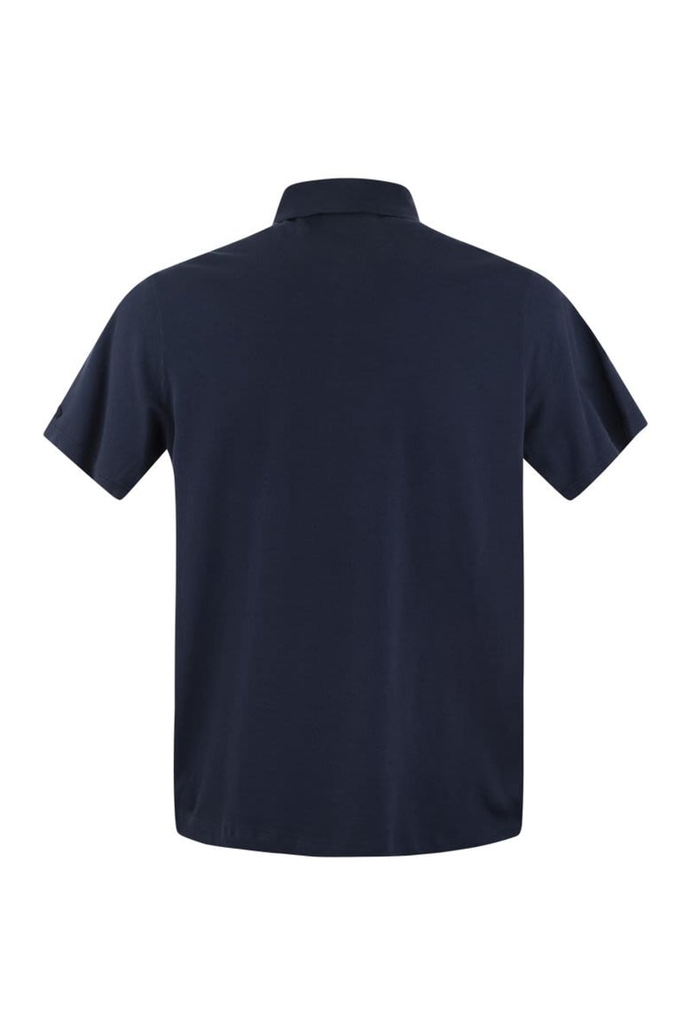 short sleeve cotton polo shirt by Selfnex