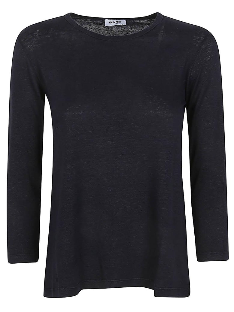 linen jersey long sleeve t-shirt by Selfnex