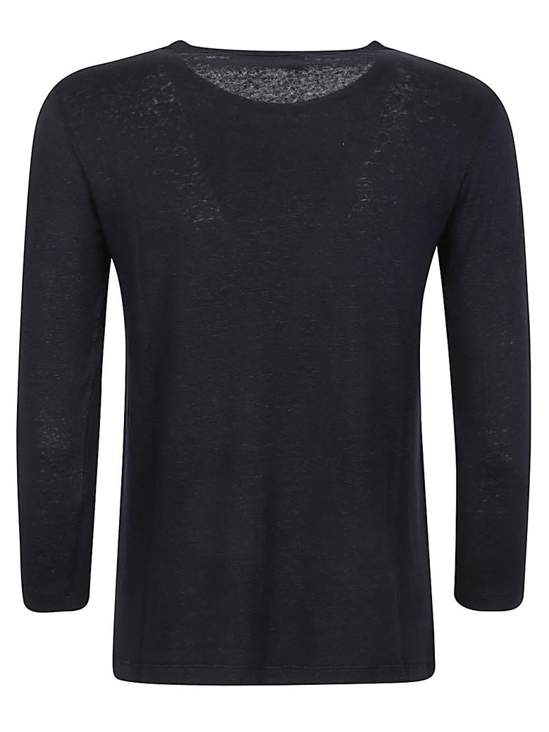 linen jersey long sleeve t-shirt by Selfnex