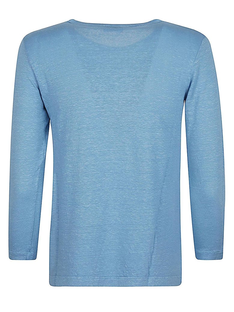 linen jersey long sleeve t-shirt by Selfnex