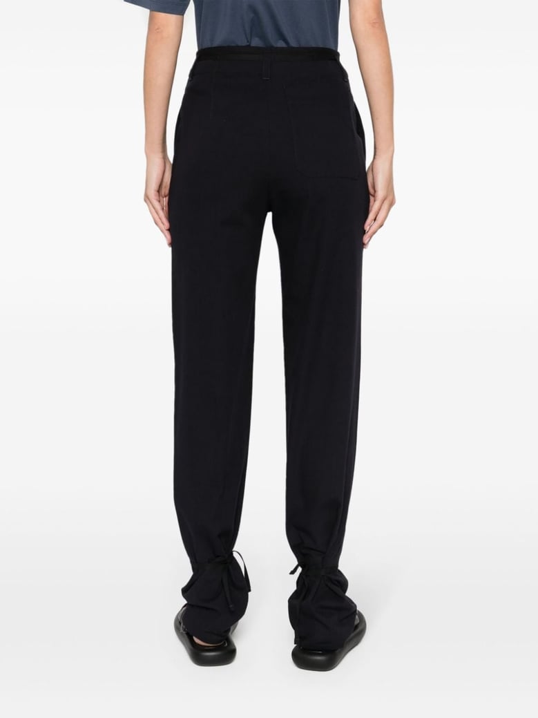 cotton drawstring trousers by Selfnex