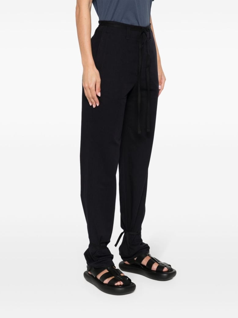 cotton drawstring trousers by Selfnex