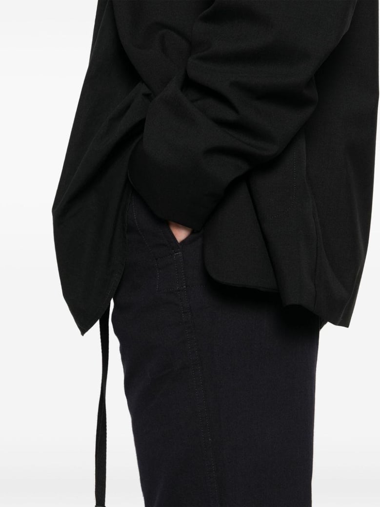 cotton drawstring trousers by Selfnex