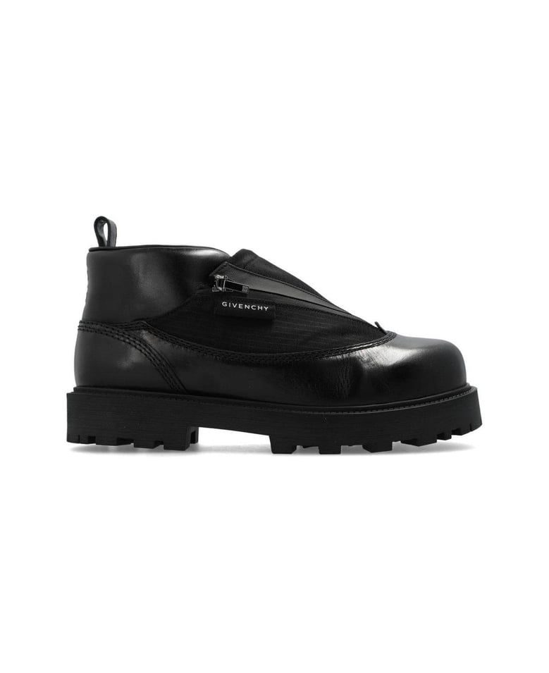 storm leather ankle boots by Selfnex
