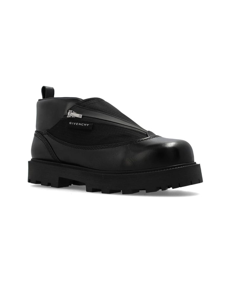 storm leather ankle boots by Selfnex