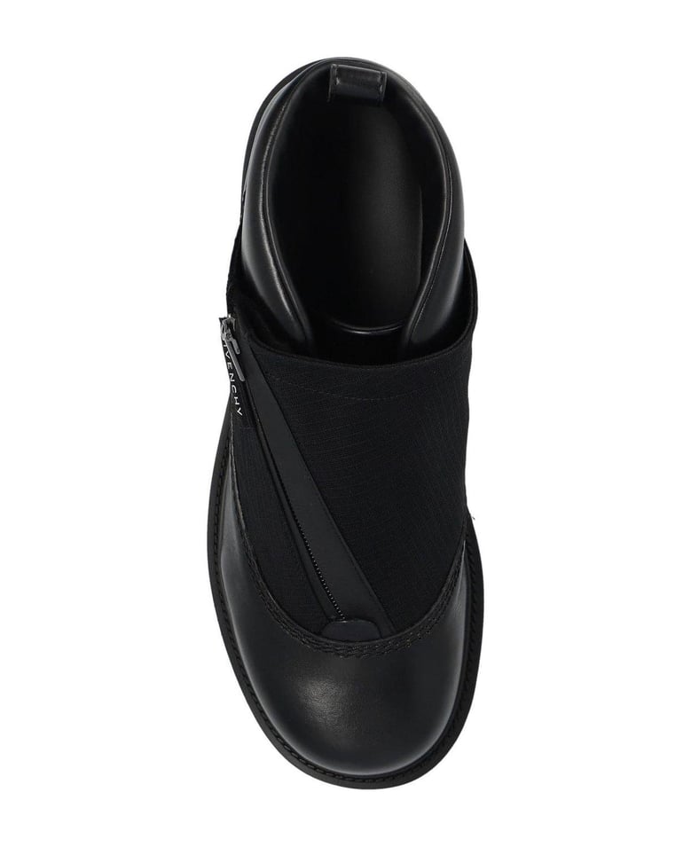 storm leather ankle boots by Selfnex