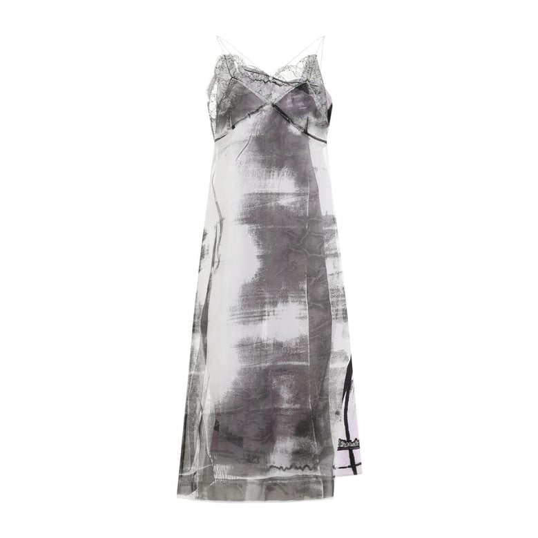 silk midi dress by Selfnex