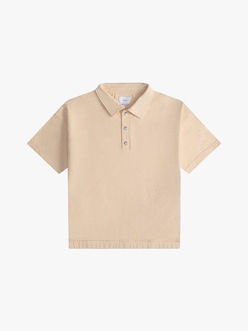 rhude pique snap short sleeve polo by Selfnex