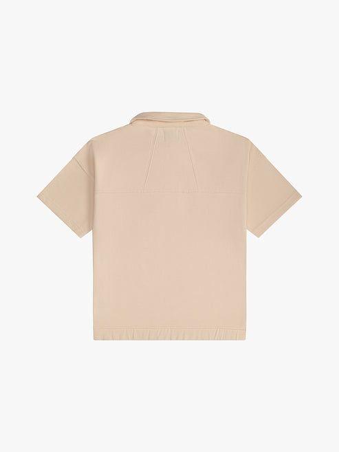 rhude pique snap short sleeve polo by Selfnex