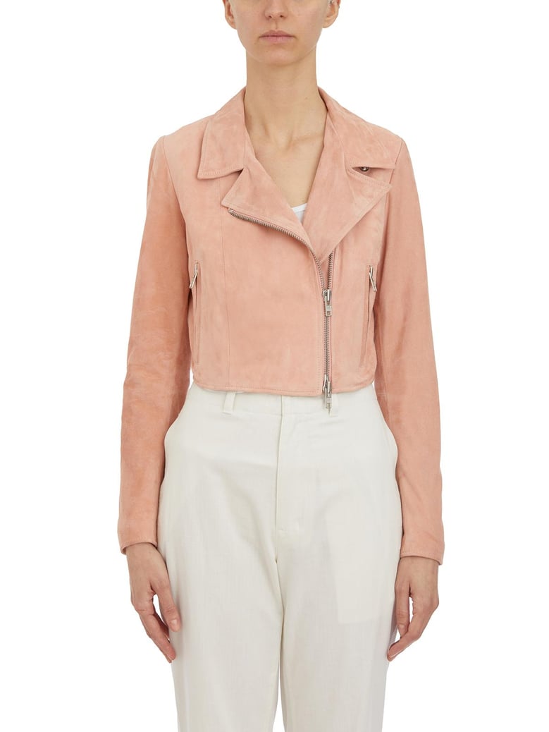 chiodo in suede corto by Selfnex