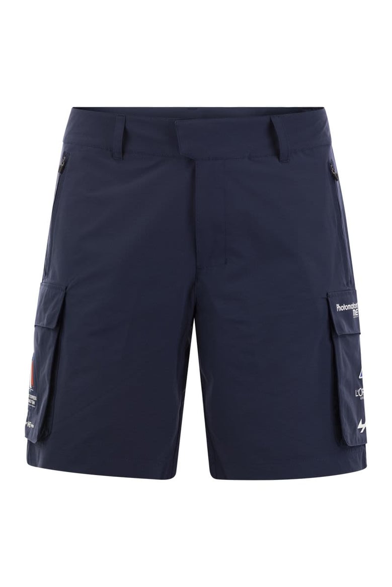 greges orient express - cargo bermuda shorts by Selfnex