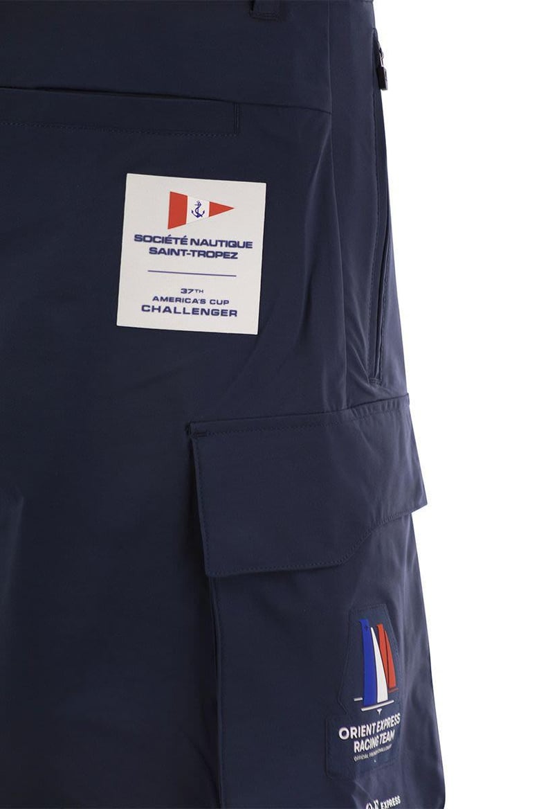 greges orient express - cargo bermuda shorts by Selfnex