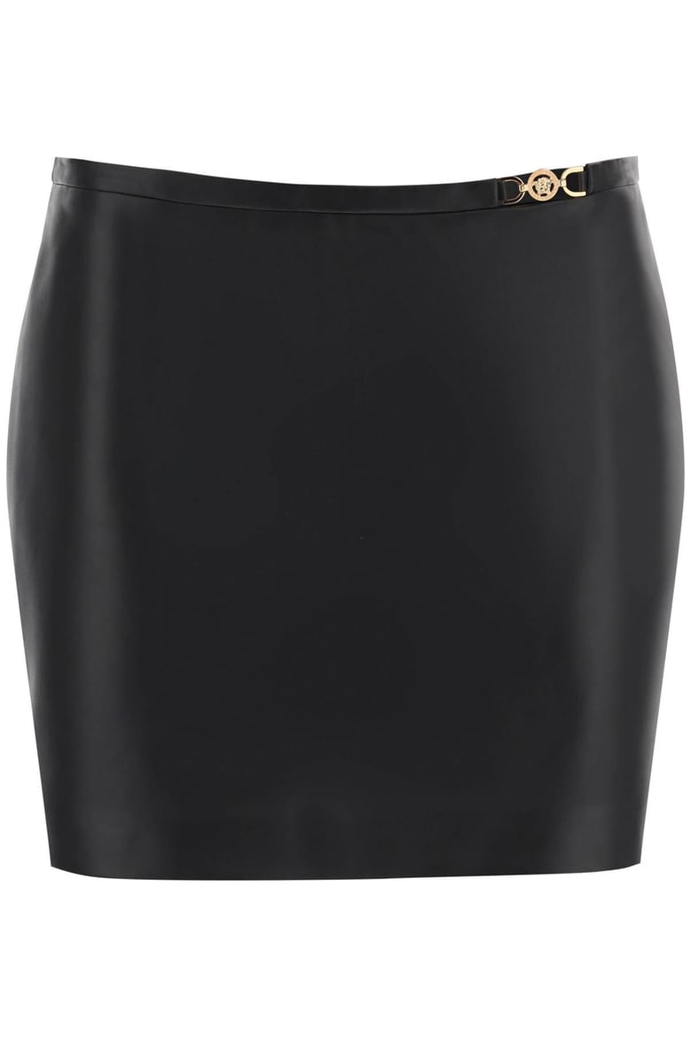 leather mini skirt by Selfnex