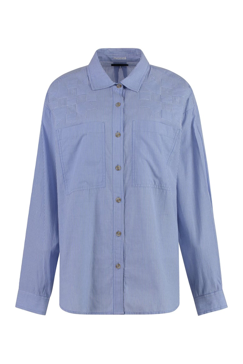striped cotton shirt by Selfnex