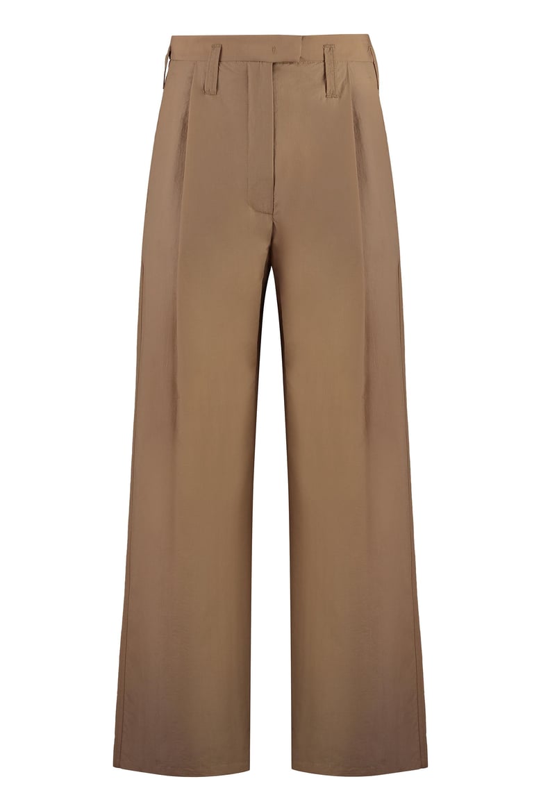 cotton blend trousers by Selfnex
