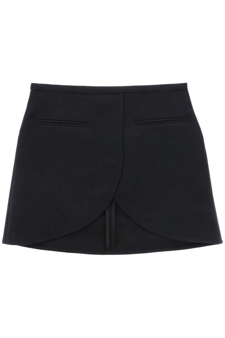 ellipse twill mini skirt by Selfnex