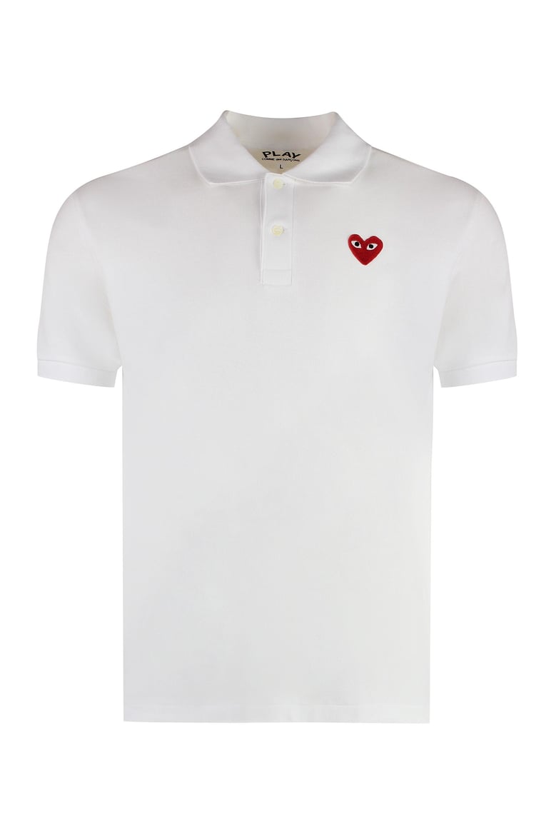 cotton-piqué polo shirt by Selfnex
