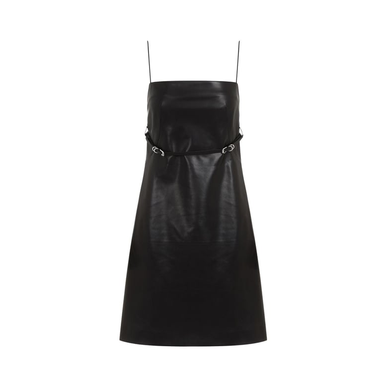 voyou leather mini dress by Selfnex