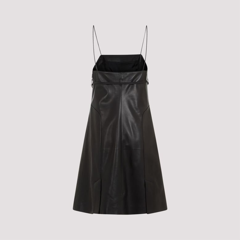 voyou leather mini dress by Selfnex