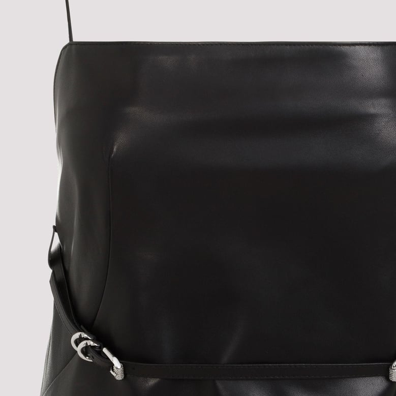 voyou leather mini dress by Selfnex