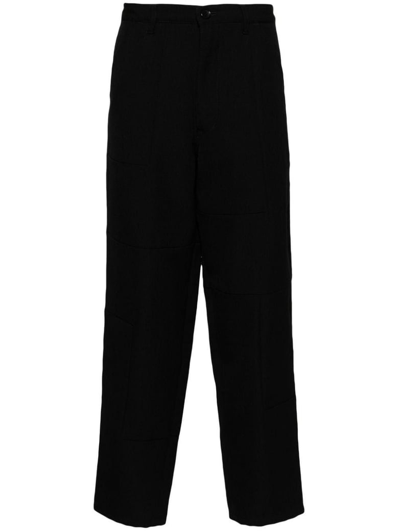 black wool pants by Selfnex