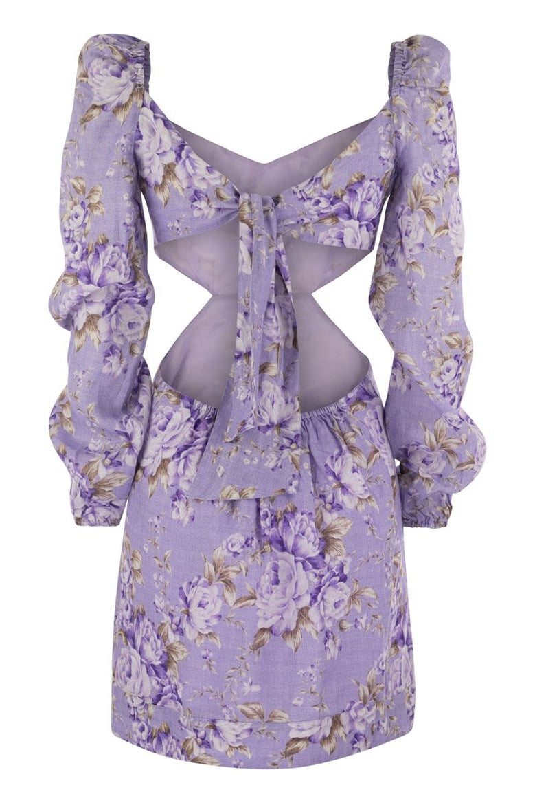 jara - mini dress with flowers by Selfnex