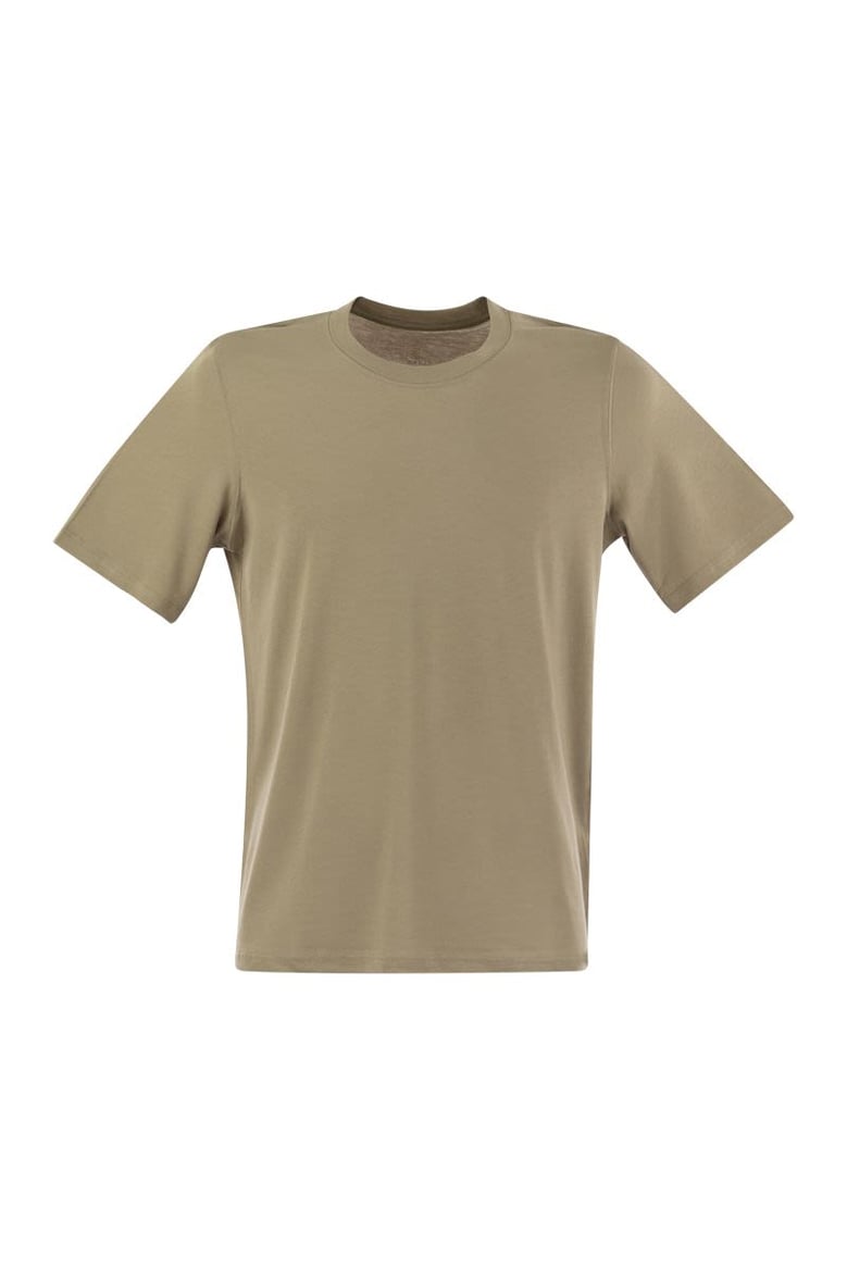 short-sleeved t-shirt in lyocell and cotton by Selfnex