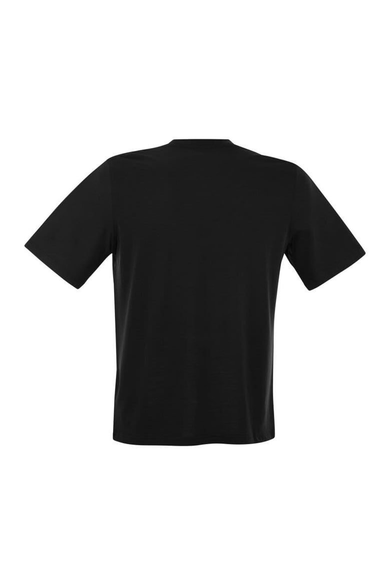 short-sleeved t-shirt in lyocell and cotton by Selfnex